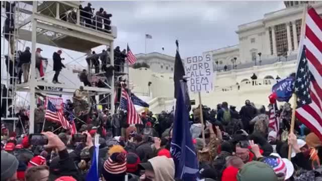 A pefectly calm crowd, Let's lob some Flashbangs and rile them up!