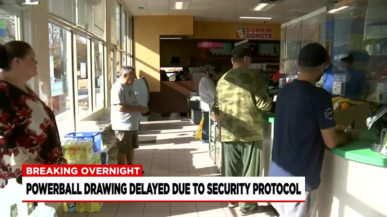 Powerball drawing delayed due to security protocol