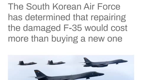 F-35 fighter retired by bird strike.