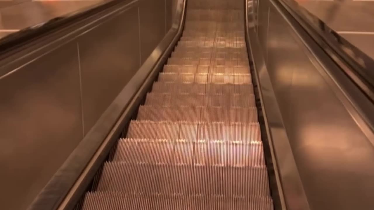 London Subway - Escalator @ North Greenwich