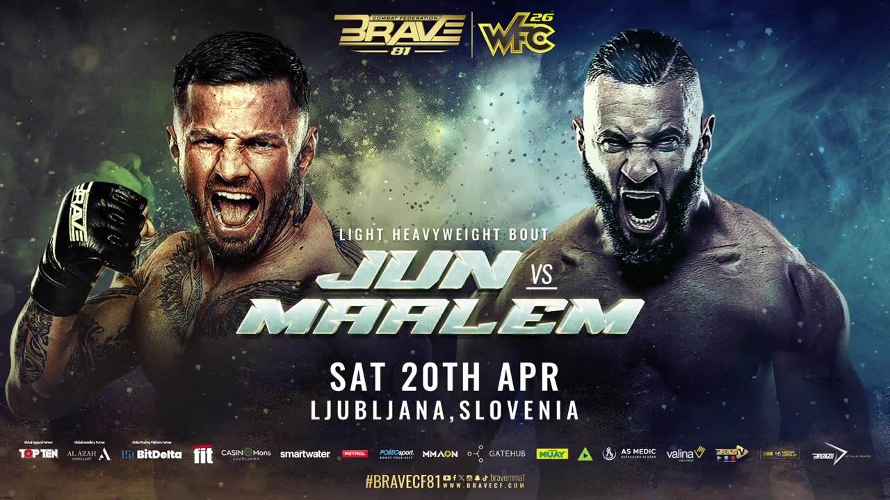 Official Promo of BRAVE CF 81 | Saturday, April 20 Ljubljana, Slovenia | Erko Jun vs Said Maleem 🔥🔥