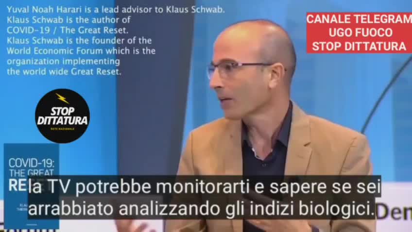 HARARI: LA SORVEGLIANZA INIZIA AD ESSERE SOTTOPELLE!!