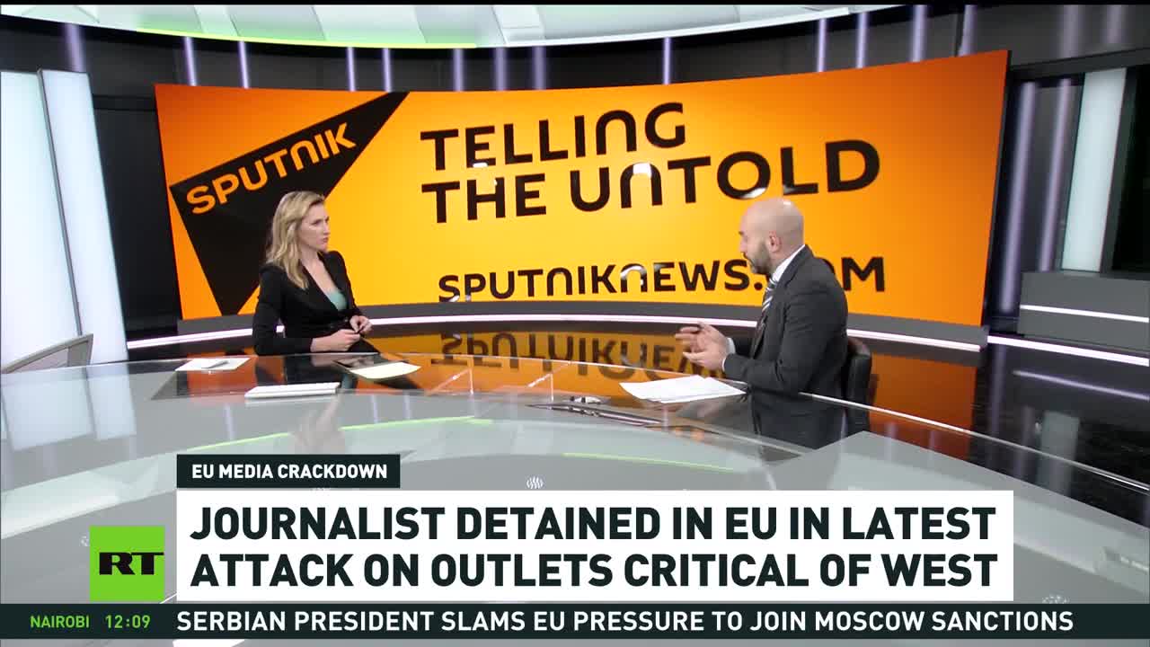 'Western Repressive Machine' Arrests Sputnik Lithuania Editor-in-Chief - RT News