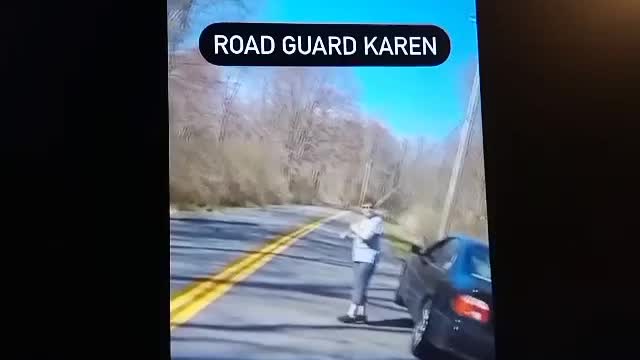 Road rage Karen