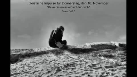 Geistliche Impulse für Donnerstag, den 10. November