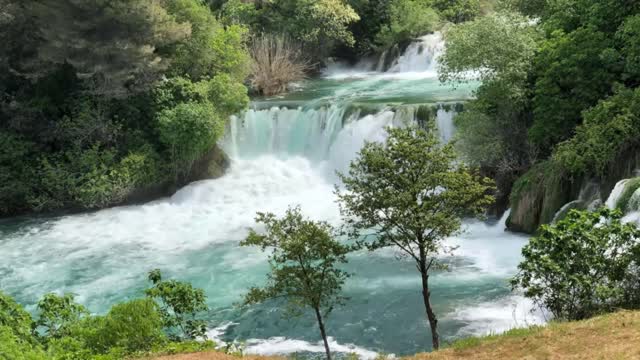 Beautiful Waterfall at Forest Video #10