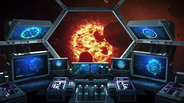 Meditation in Space - Blue Monster - Creative Work