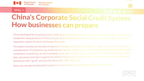 China Adopts Social Credit System