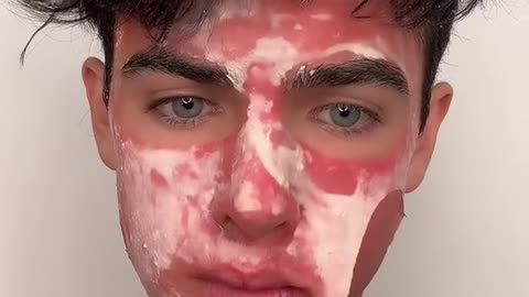 skin peeling asmr