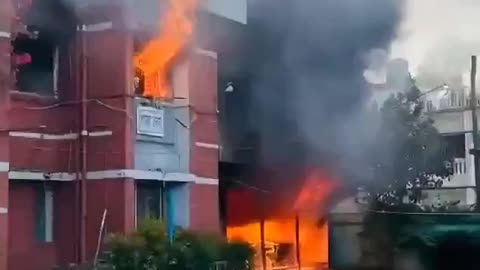 A Hindu House burned down in Lakshmipur #Bangladesh