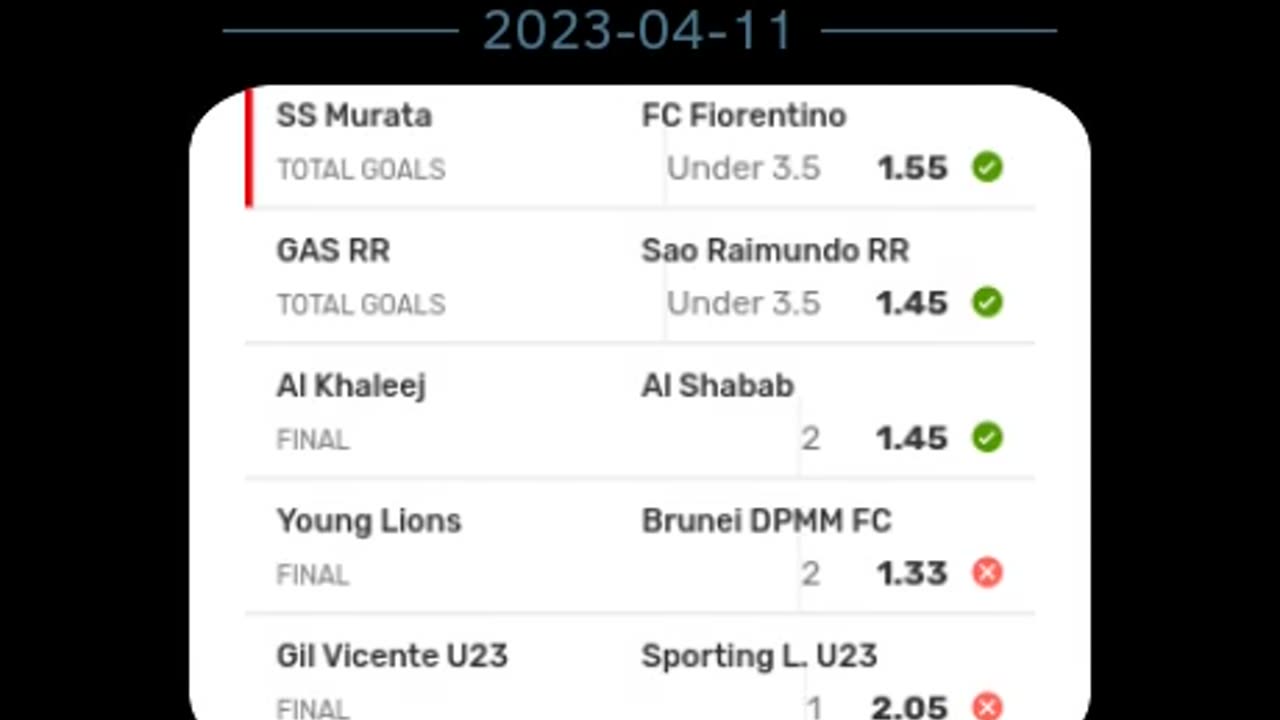 ♠️♥️BET DECK - 2023-04-11 - RESULTS♦️♣️