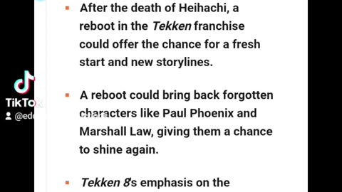It May Be Time for Tekken to Hit the Reset Button