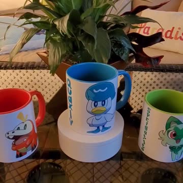 Custom Pokémon Scarlet And Violet Gen 9 Starters 11oz Coffee Mugs!!!