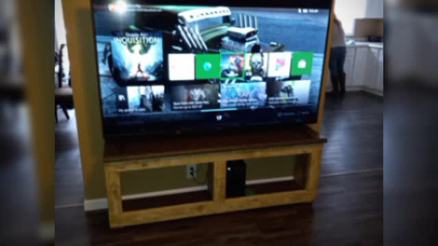 Granite TV console