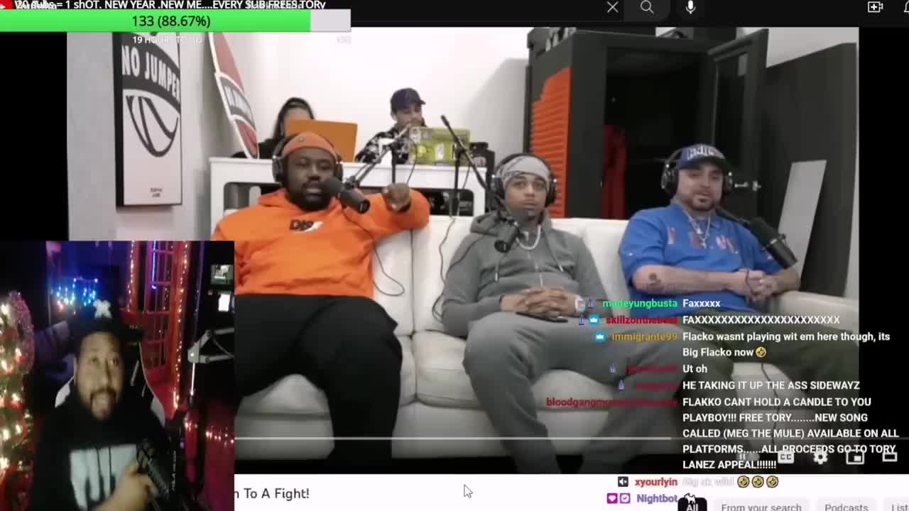 Flakko standing on Bidness! DJ Akademiks Reacts to Flakko saying he wants the Fade with Lush!