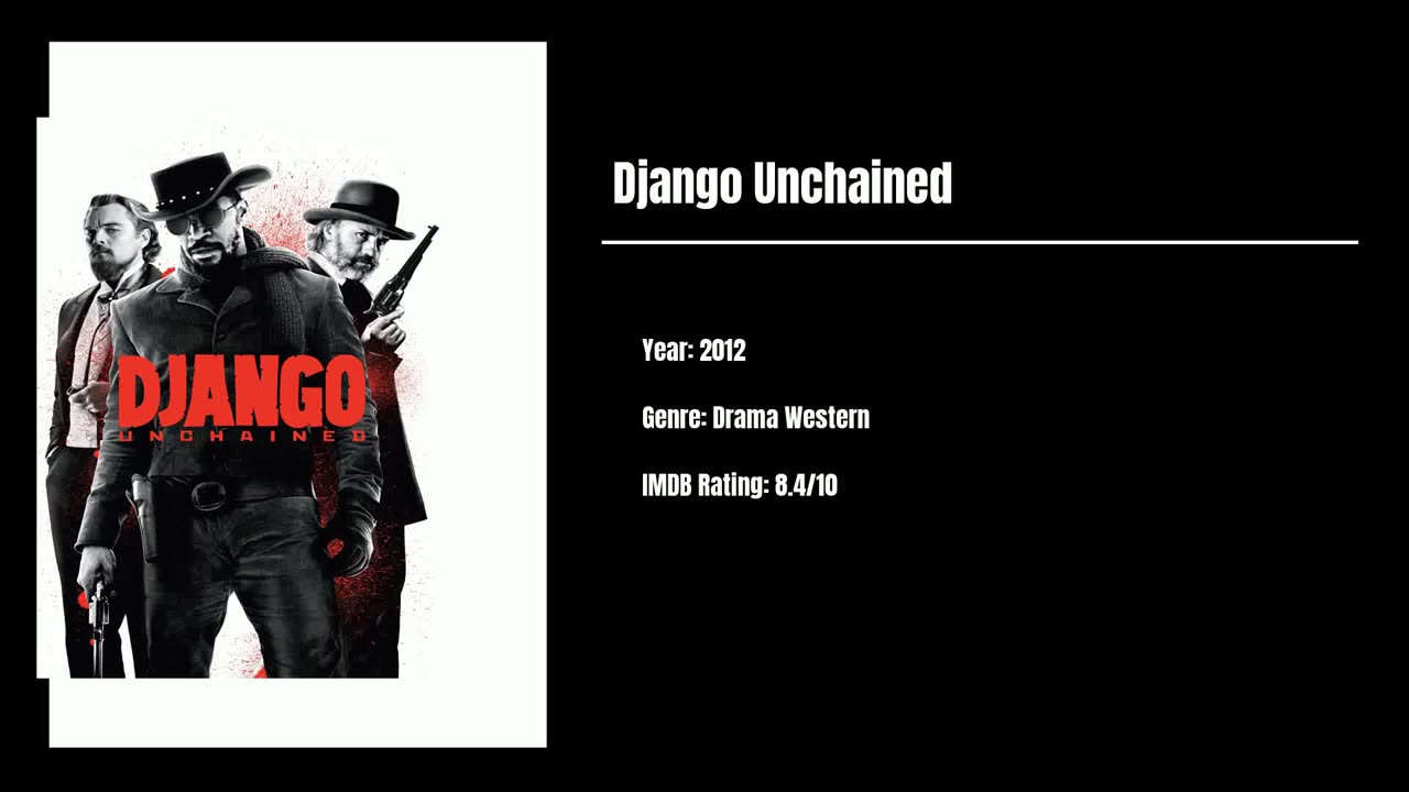 Best Movies To Watch #44 - Django Unchained