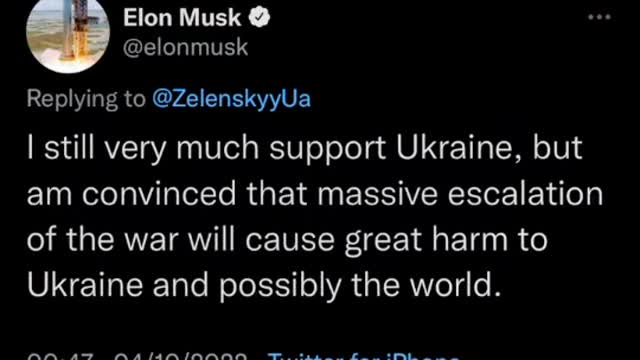 Elon Musk and Zelenskyy in a Twitter Battle...
