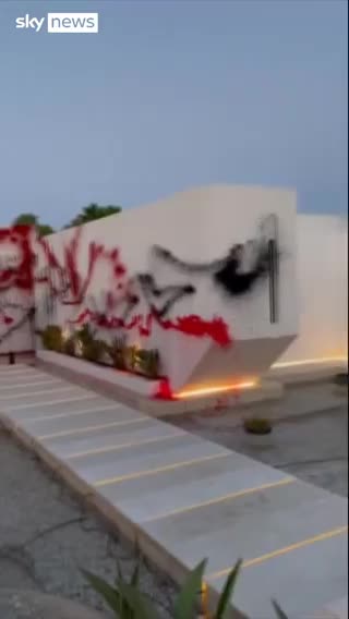 Lionel Messi's residence in Ibiza targeted by activists advocating for climate action