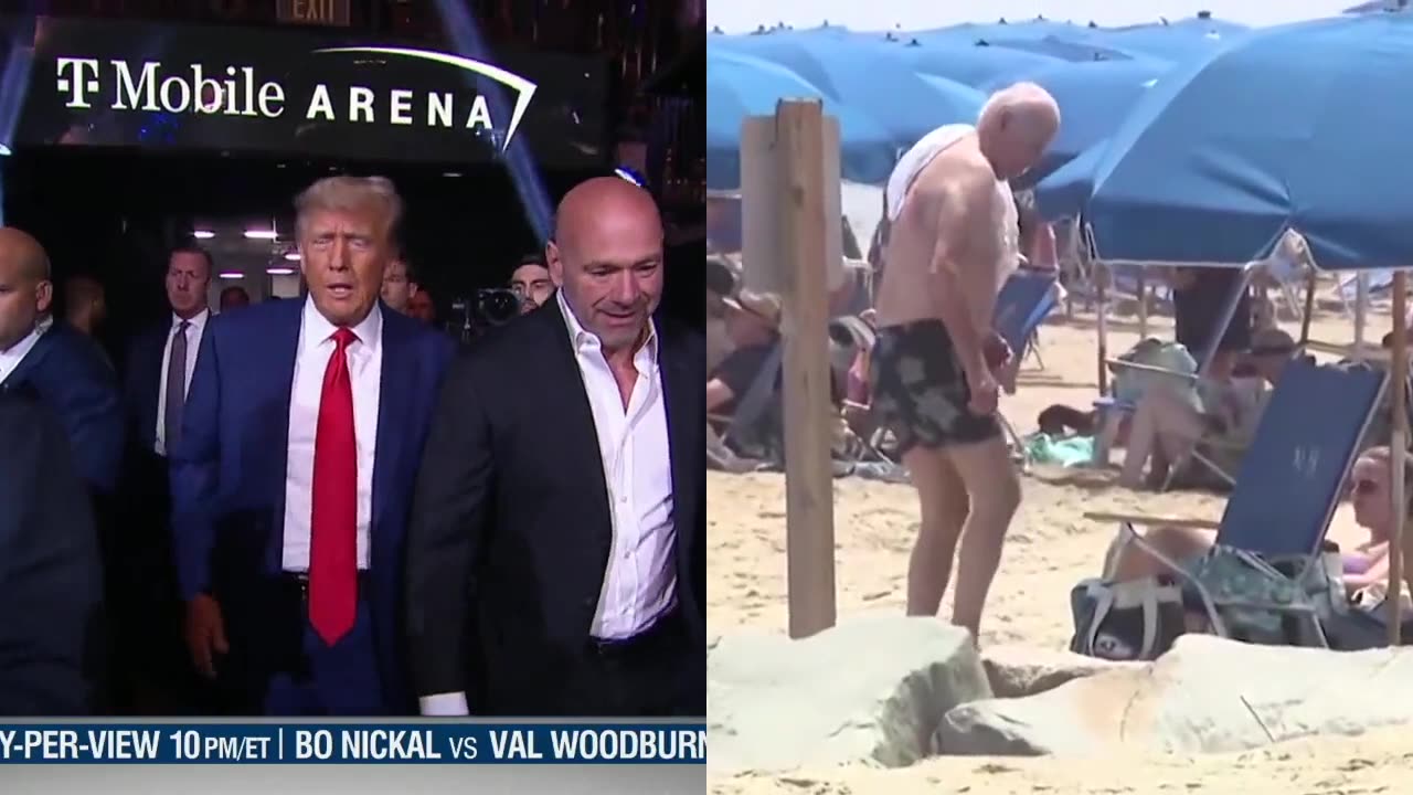 Trump's Saturday vs Biden's Saturday