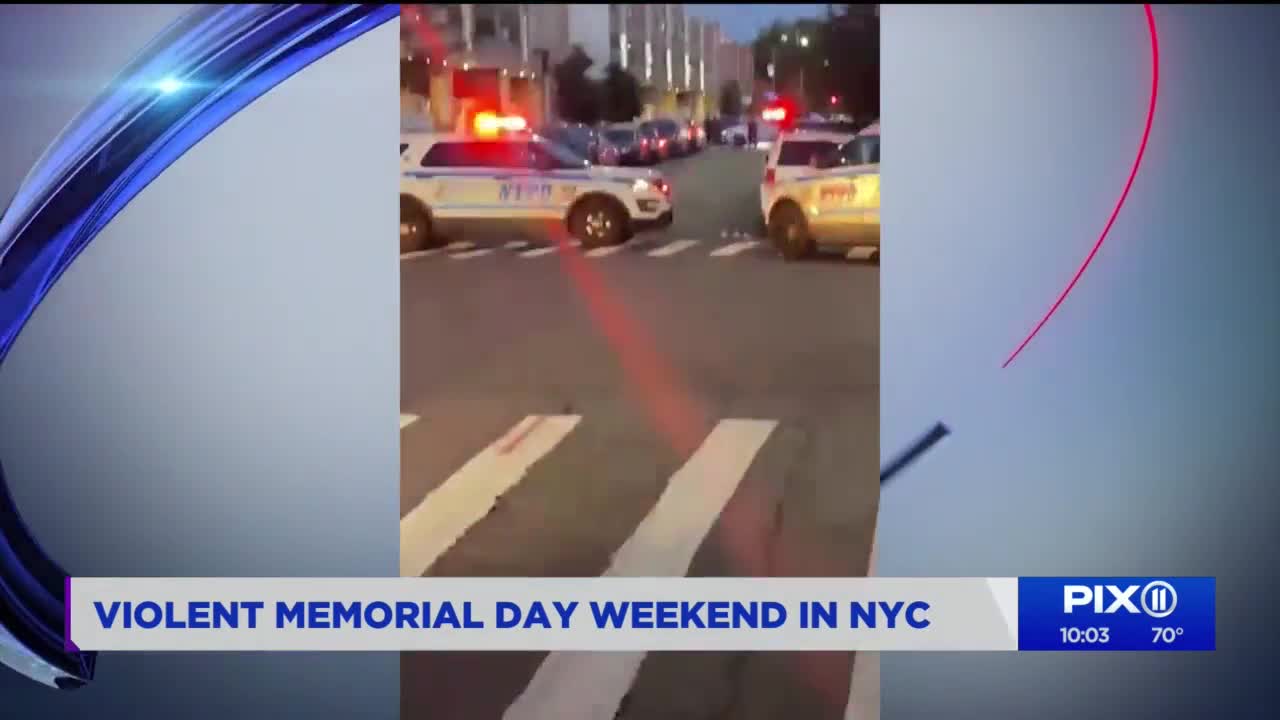 NEW YORK | Shots ring out in NYC over violent Memorial Day weekend