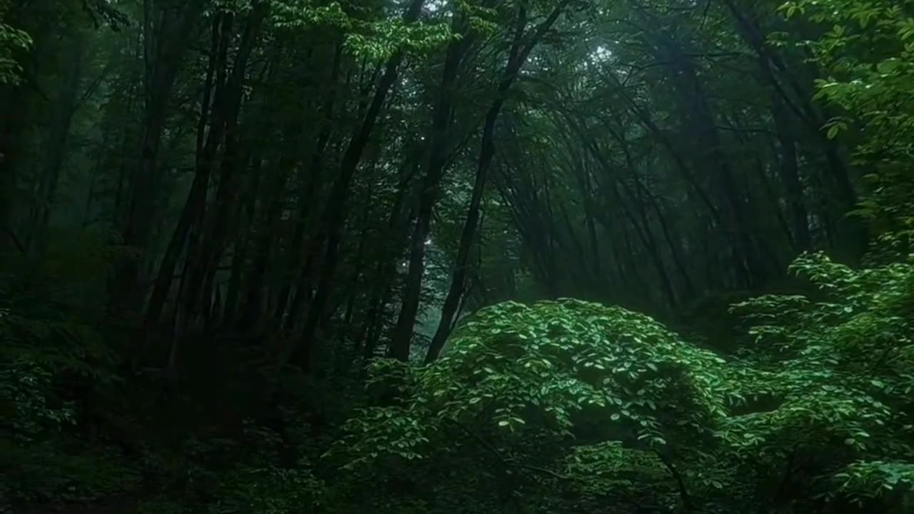 Nature trees and birds sound