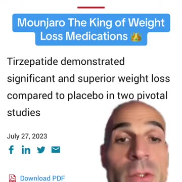 We have a 94% success rate utilizing Tirzepatide & AOD-9604!