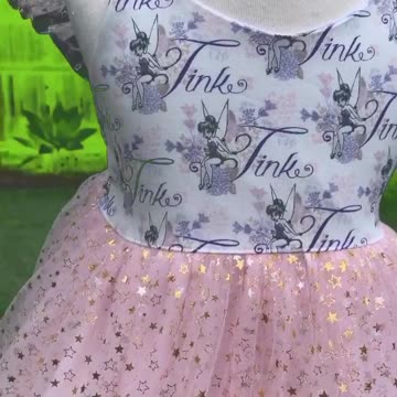 Handmade Tinker Bell Fairy Tulle Dress - Handmade in Australia