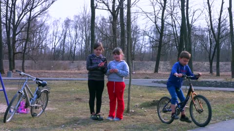 Children playing in the park