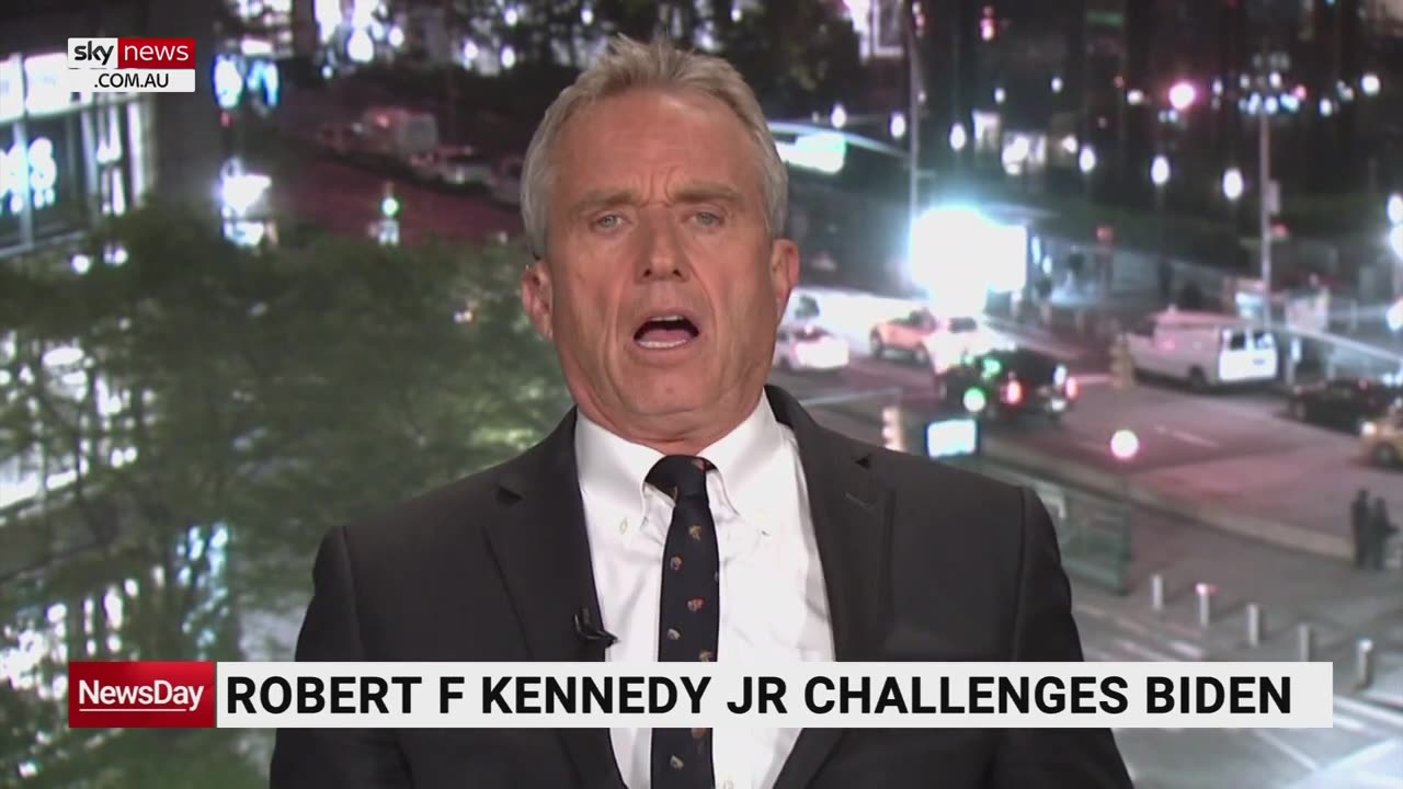 Robert F Kennedy Jr to challenge Joe Biden as Democrat candidate of 2024 election