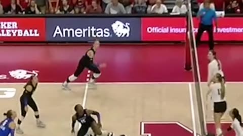 Most intense point in volleyball