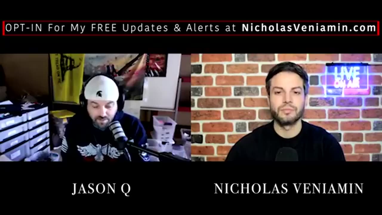 JASON Q DISCUSSES ET'S, JOHN DURHAM, CONSCIOUSNESS AND ADRENOCHROME WITH NICHOLAS VENIAMI