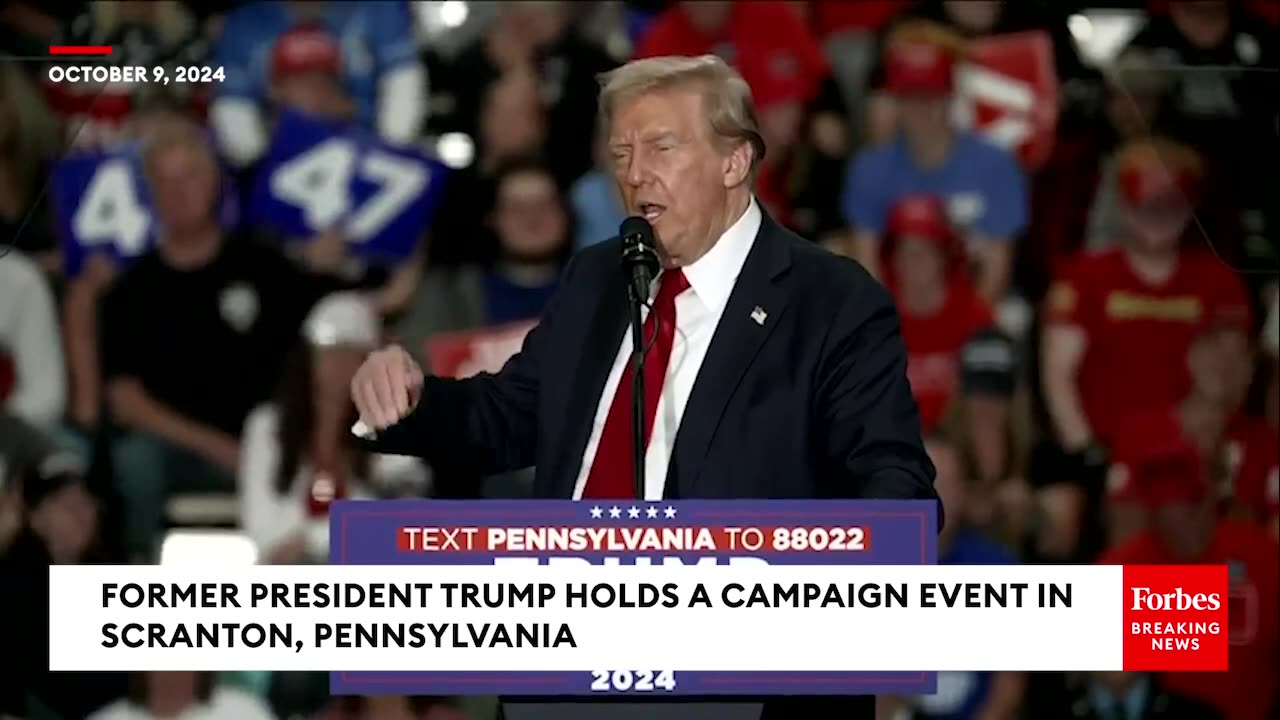 BREAKING NEWS- Trump Mercilessly Laces Into Kamala Harris At Campaign Rally In Scranton, PA