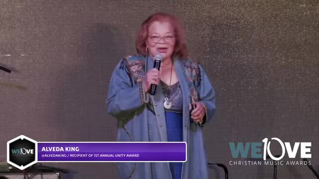 CHRISTIAN MUSIC AWARD WITH PRESIDENT DONALD J. TRUMP.