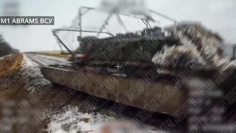 Russian fighters shot down and destroyed an American Abrams tank