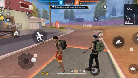 free fire 1vs 4 squad rank full game iOS walkthrough