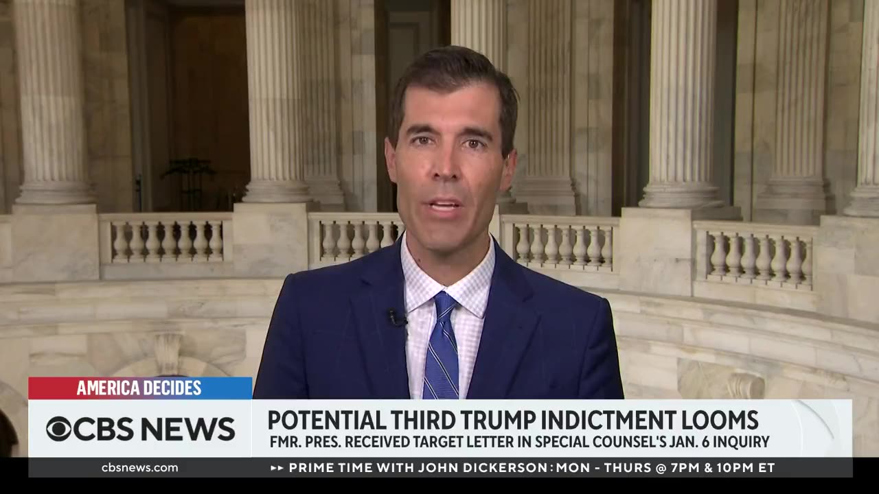Trump Could Be Indicted for J6 as Early As Tomorrow, CBS Reports