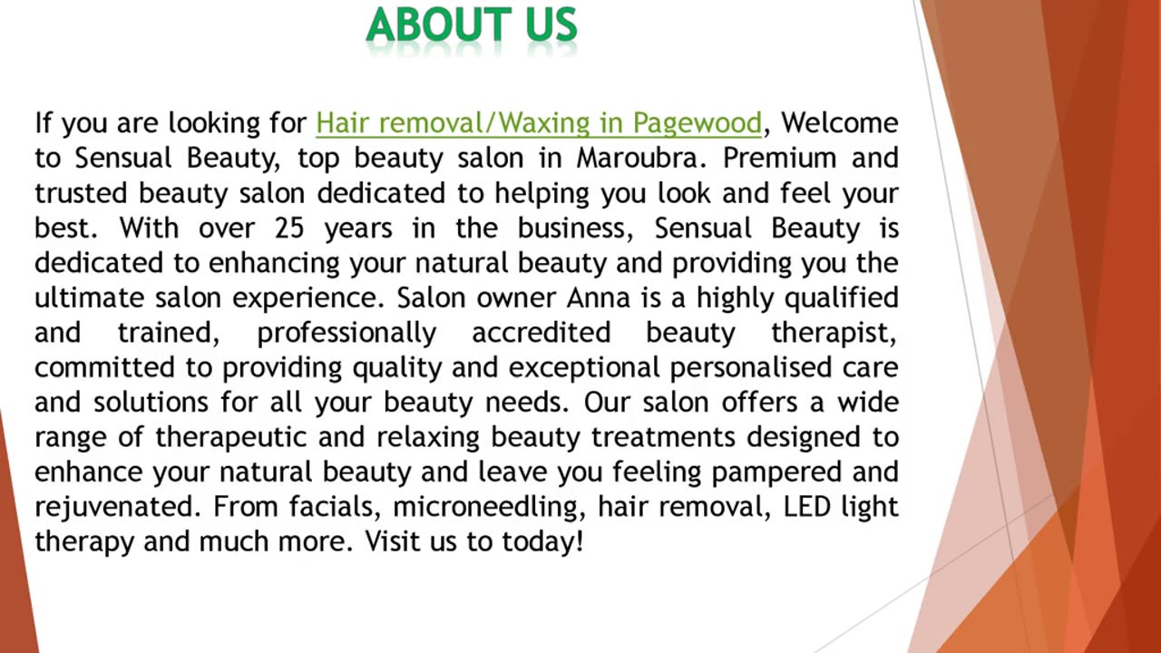 If you are looking for Hair removal/Waxing in Pagewood