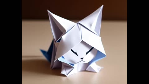 Origami Cat Picture ☯️