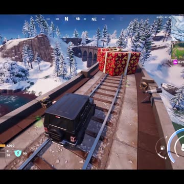 Fortnite C5S1.Found 2 Holiday presents on the bridge.Player or Fortnite?