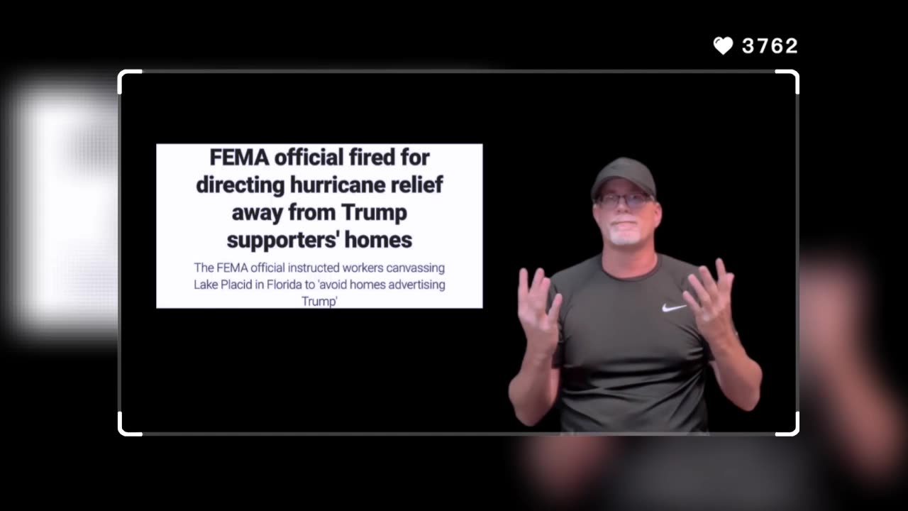 FEMA Official Got 🔥For Skipping Trump Supporters!