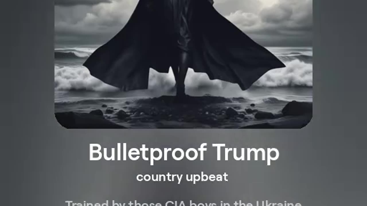 The new song Bulletproof Trump has just been released