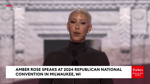 Amber Rose Speaks To The RNC: 'The Media Has Lied To Us About Donald Trump'