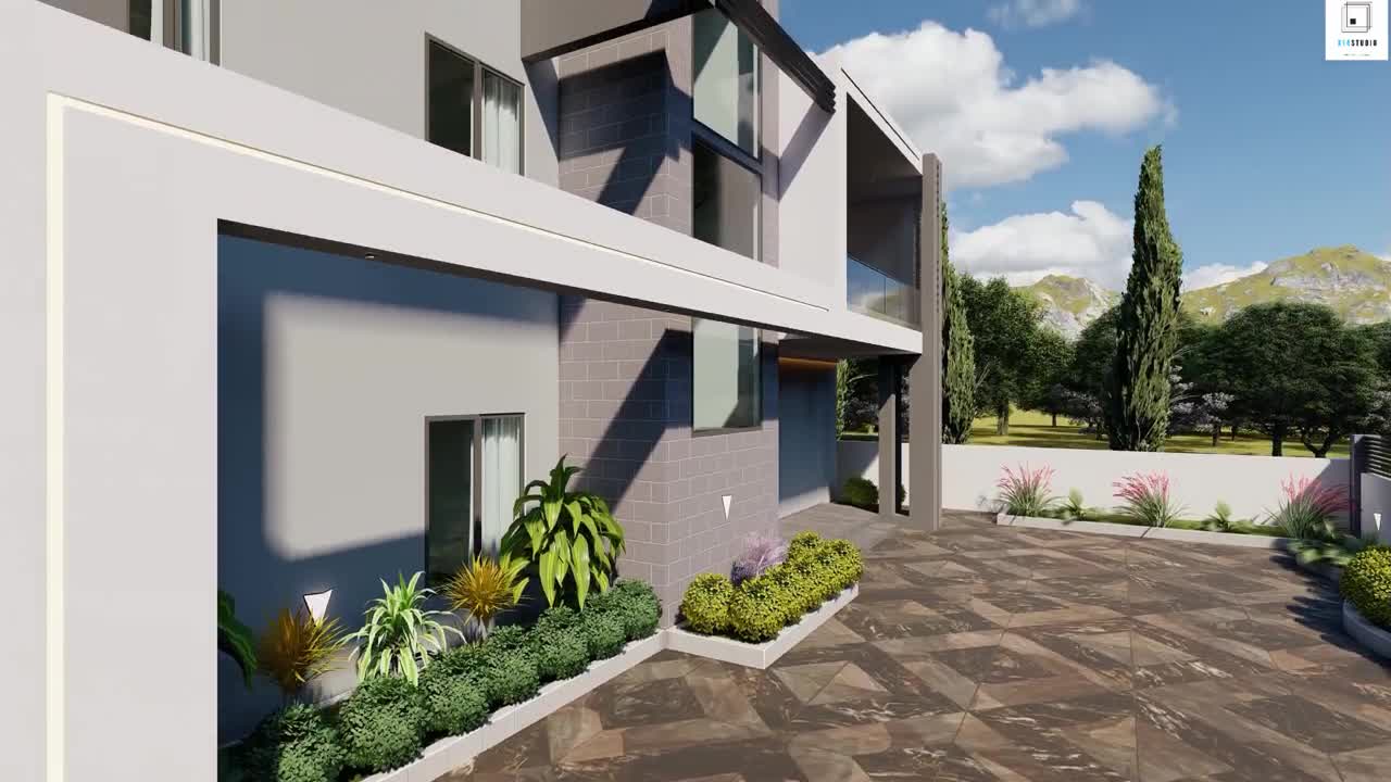 Modern House Design (19m x 17m) 6 Bedrooms with Estimate cost.