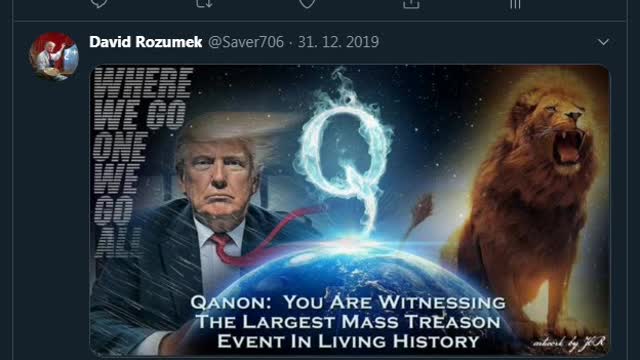 David Rozumek - Happy New Year 2020 Q & QANON - SaveR706