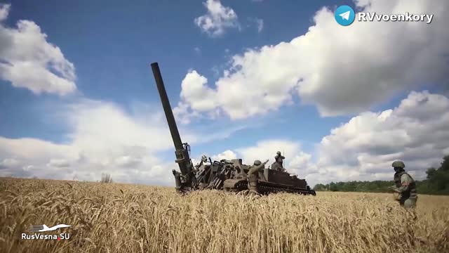 Powerful mortars "Tulip" smashes the fortifications of the Armed Forces of Ukraine