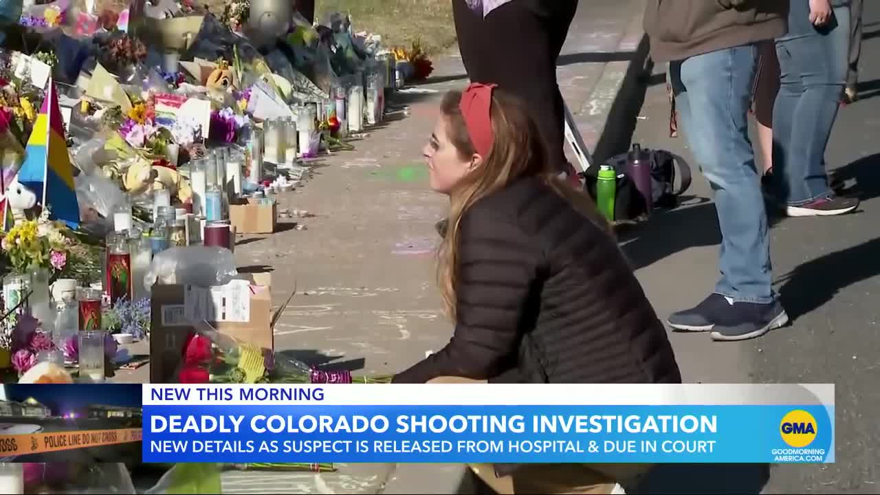 Colorado shooting suspect moved from hospital to jail