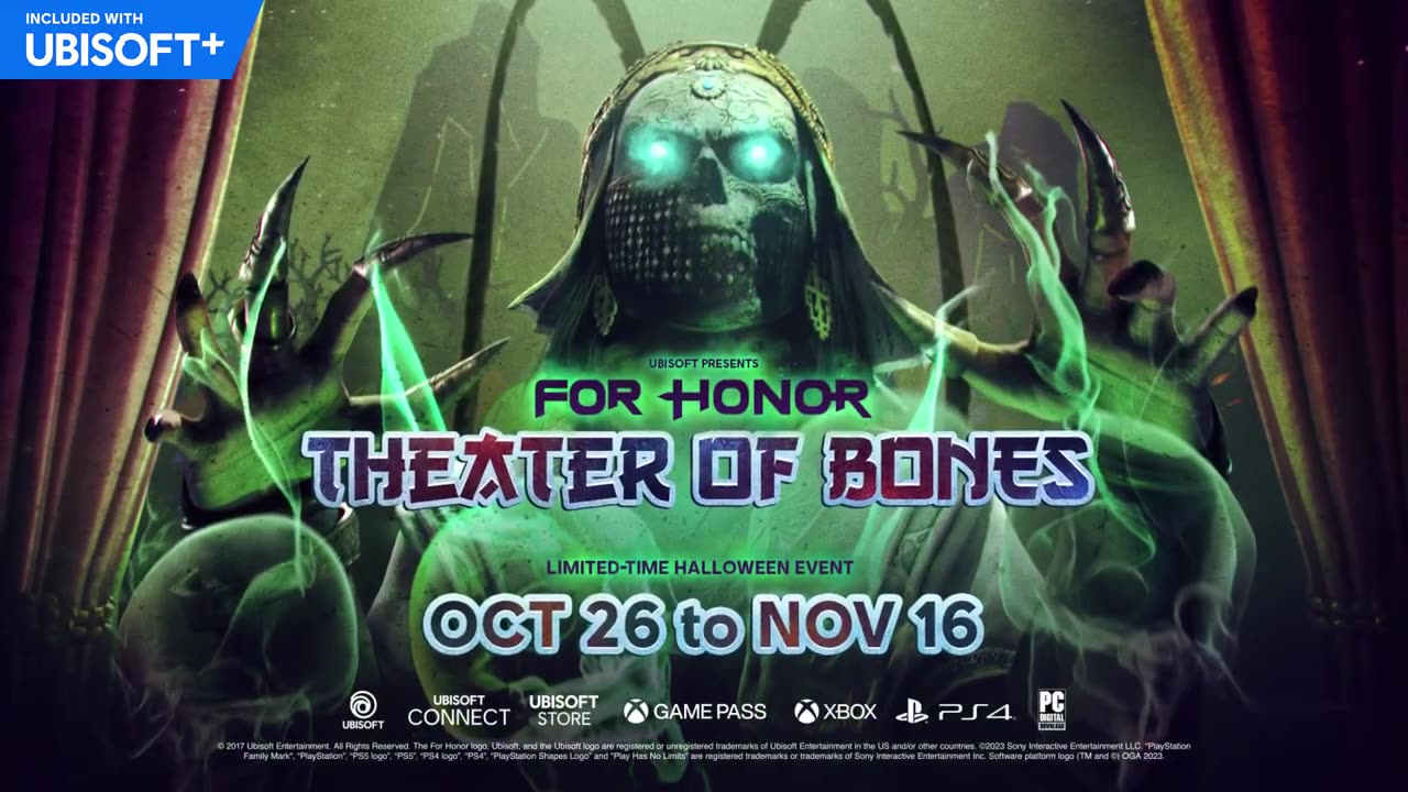 For Honor - Official Theater of Bones Halloween Event Trailer