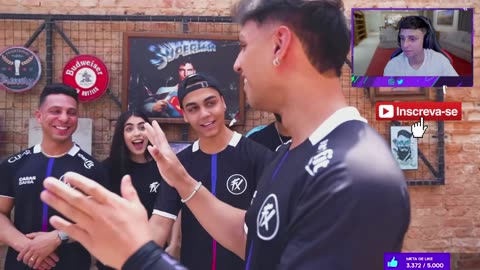 NOBRU REAGINDO AO VÍDEO DO FLUXO: 24 HORAS DIZENDO SIM PRO FREITAS!