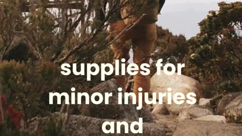 Be prepared for unexpected situations in remote areas. #AdventureSafety #FirstAid