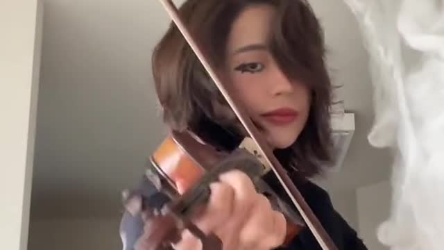 Violin playing